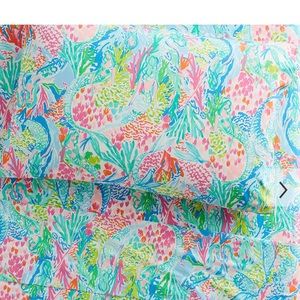 Lilly Pulitzer Mermaid Cove Organic Sheet Set & Pillowcases